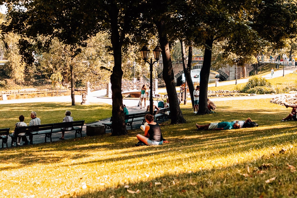 A park in Riga